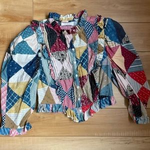 Doen Amadine Patchwork Top